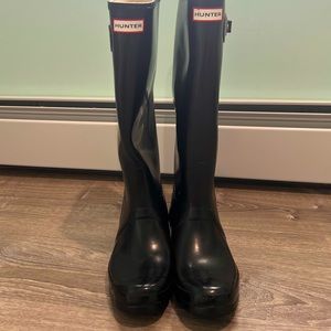 HUNTER tall rain boots for women